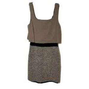 Bailey 44 Taupe and Black Dress